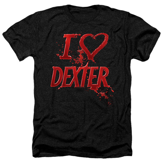Dexter - I Heart Dexter - Adult Heather-black