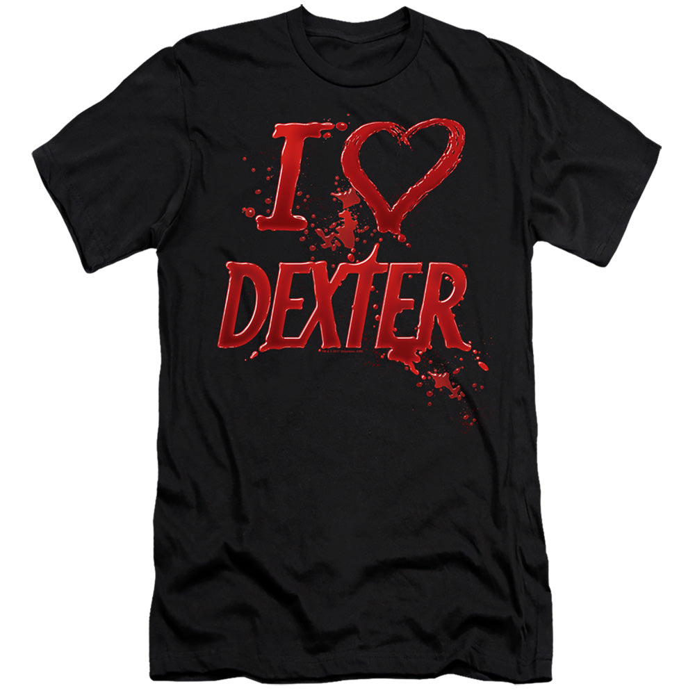 Dexter - I Heart Dexter - Short Sleeve Adult 30/1 - Black T-shirt