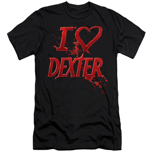 Dexter - I Heart Dexter - Short Sleeve Adult 30/1 - Black T-shirt