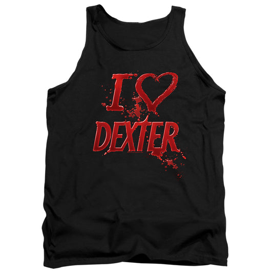 Dexter - I Heart Dexter - Adult Tank - Black