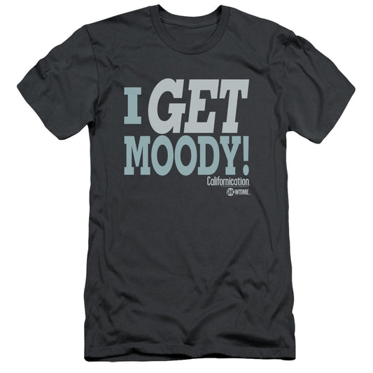 Californication - I Get Moody - Short Sleeve Adult 30/1 - Charcoal T-shirt
