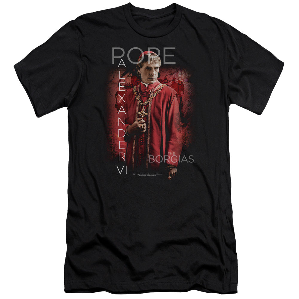 BORGIAS POPE ALEXANDER VI - S/S ADULT 30/1 - BLACK T-Shirt