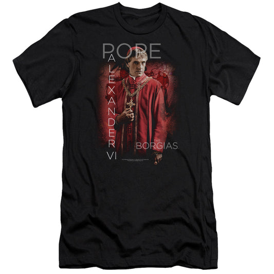 BORGIAS POPE ALEXANDER VI - S/S ADULT 30/1 - BLACK T-Shirt