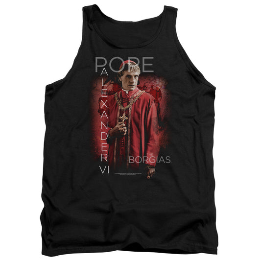 Borgias - Pope Alexander Vi - Adult Tank - Black