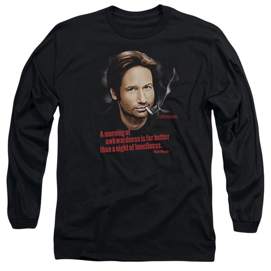 Californication - Morning Night - Long Sleeve Adult 18/1 - Black T-shirt