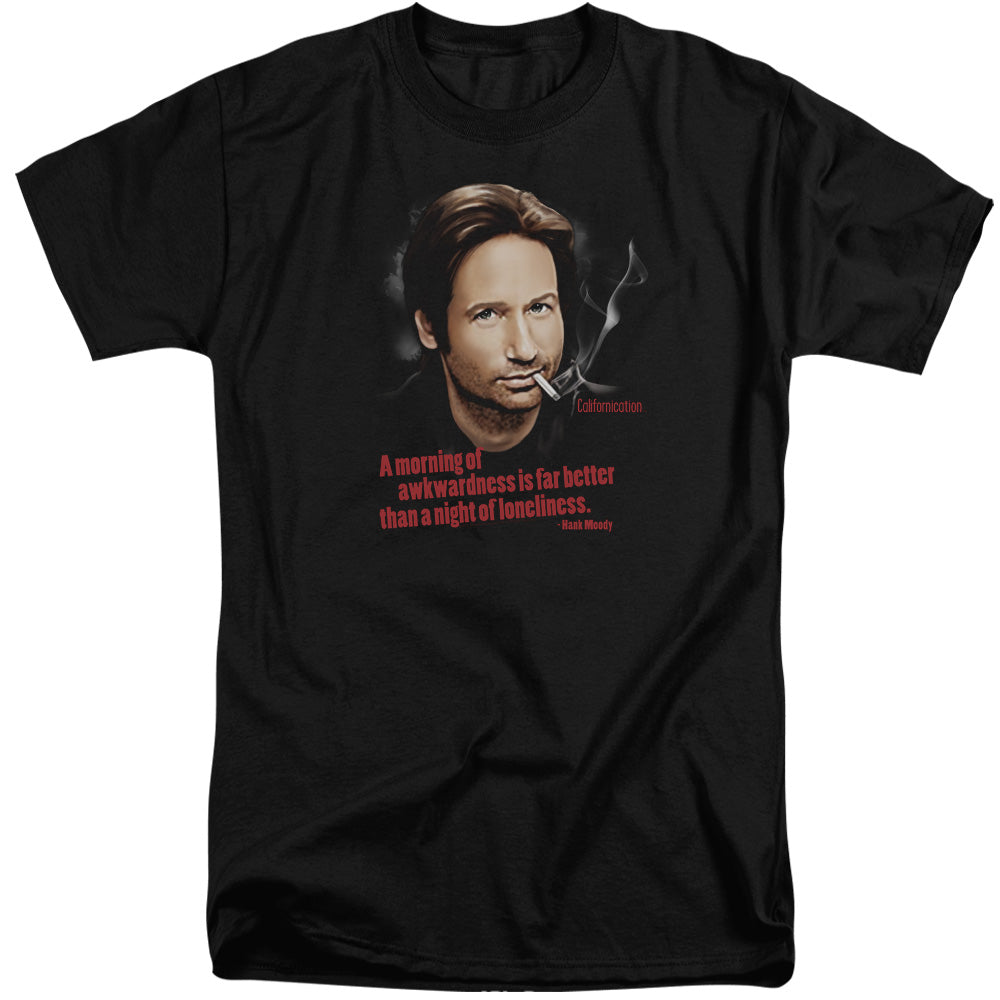 Californication - Morning Night - Short Sleeve Adult Tall - Black T-shirt
