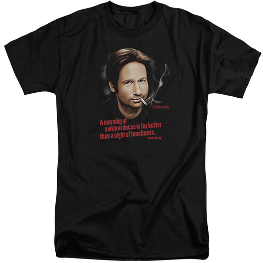Californication - Morning Night - Short Sleeve Adult Tall - Black T-shirt