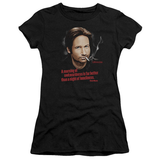 Californication - Morning Night - Short Sleeve Junior Sheer - Black T-shirt