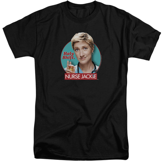 Nurse Jackie - Holy Shift - Short Sleeve Adult Tall - Black T-shirt