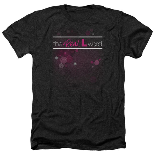 Real L Word - Flashy Logo - Adult Heather-black