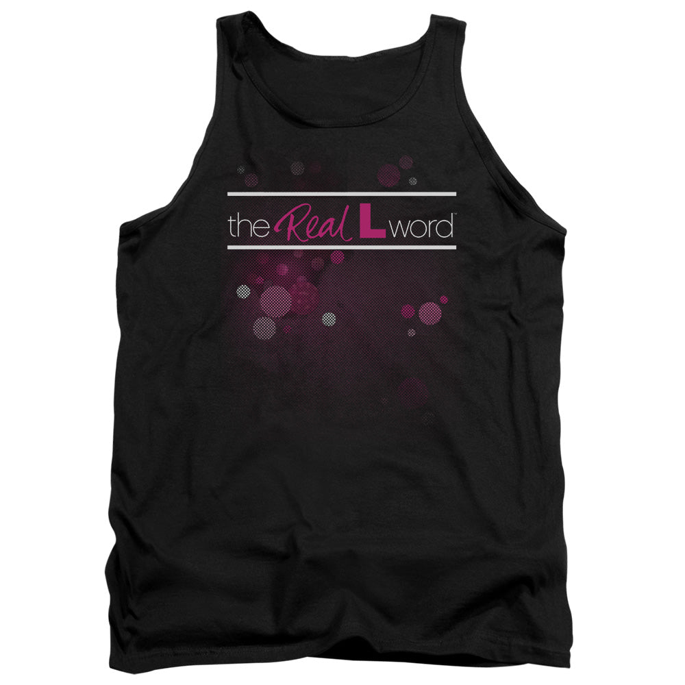 Real L Word - Flashy Logo - Adult Tank - Black