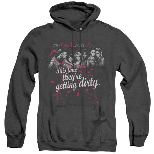 The Real L Word - Dirty - Adult Heather Hoodie - Black
