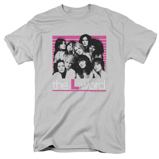 The L Word - Cast - Short Sleeve Adult 18/1 - Silver T-shirt