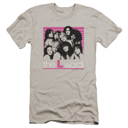 The L Word - Cast-premuim Canvas Adult Slim Fit 30/1 - Silver
