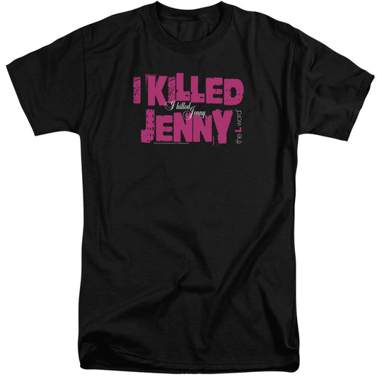 The L Word - I Killed Jenny - Short Sleeve Adult Tall - Black T-shirt