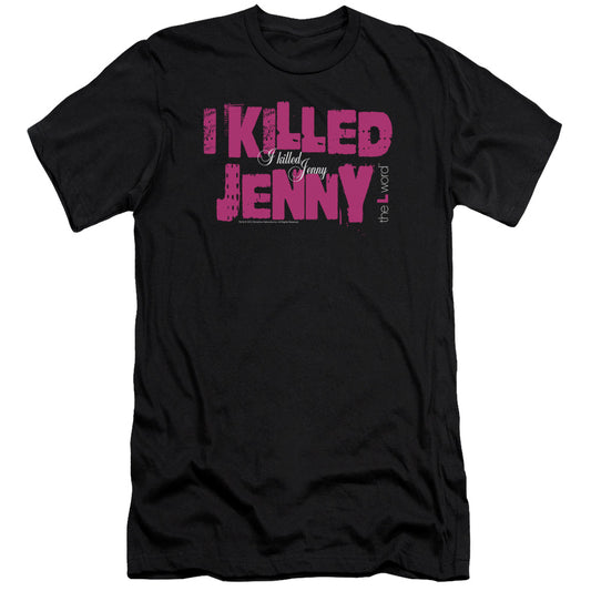 THE L WORD I KILLED JENNY - S/S ADULT 30/1 - BLACK T-Shirt