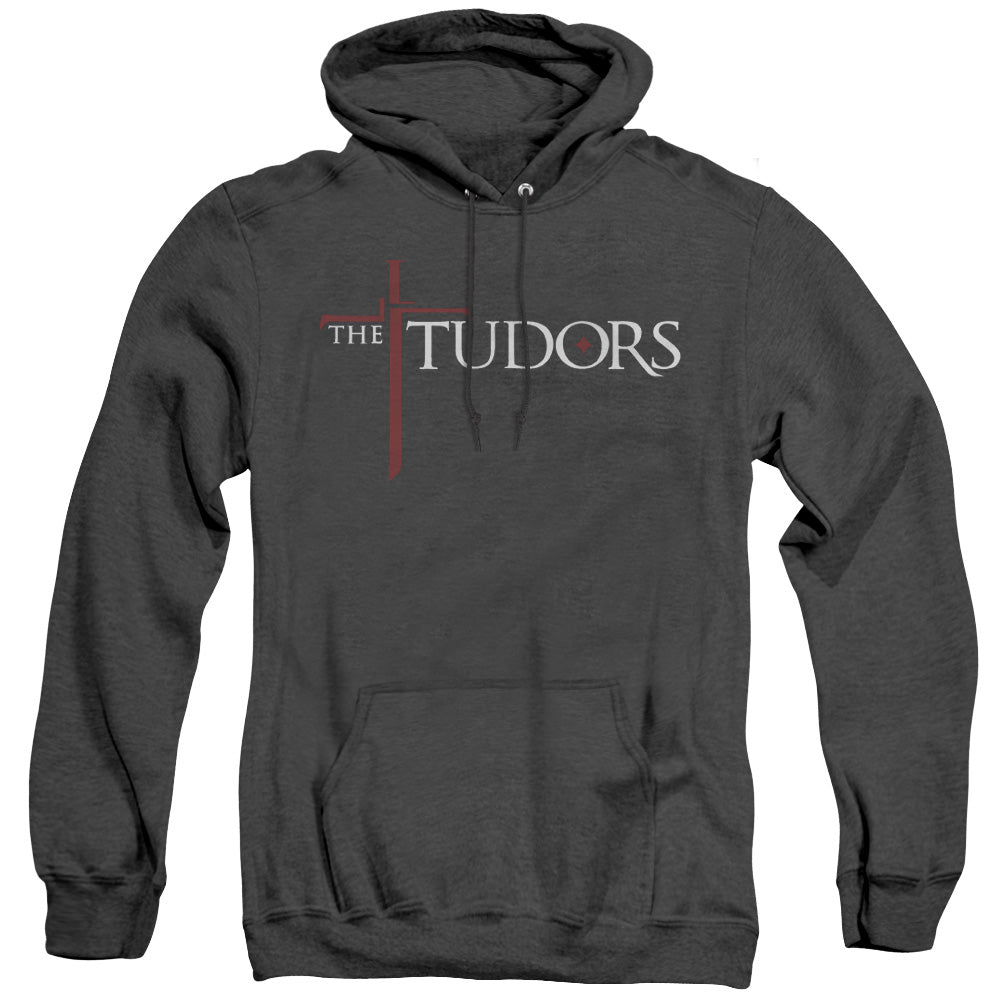 Tudors - Logo - Adult Heather Hoodie - Black