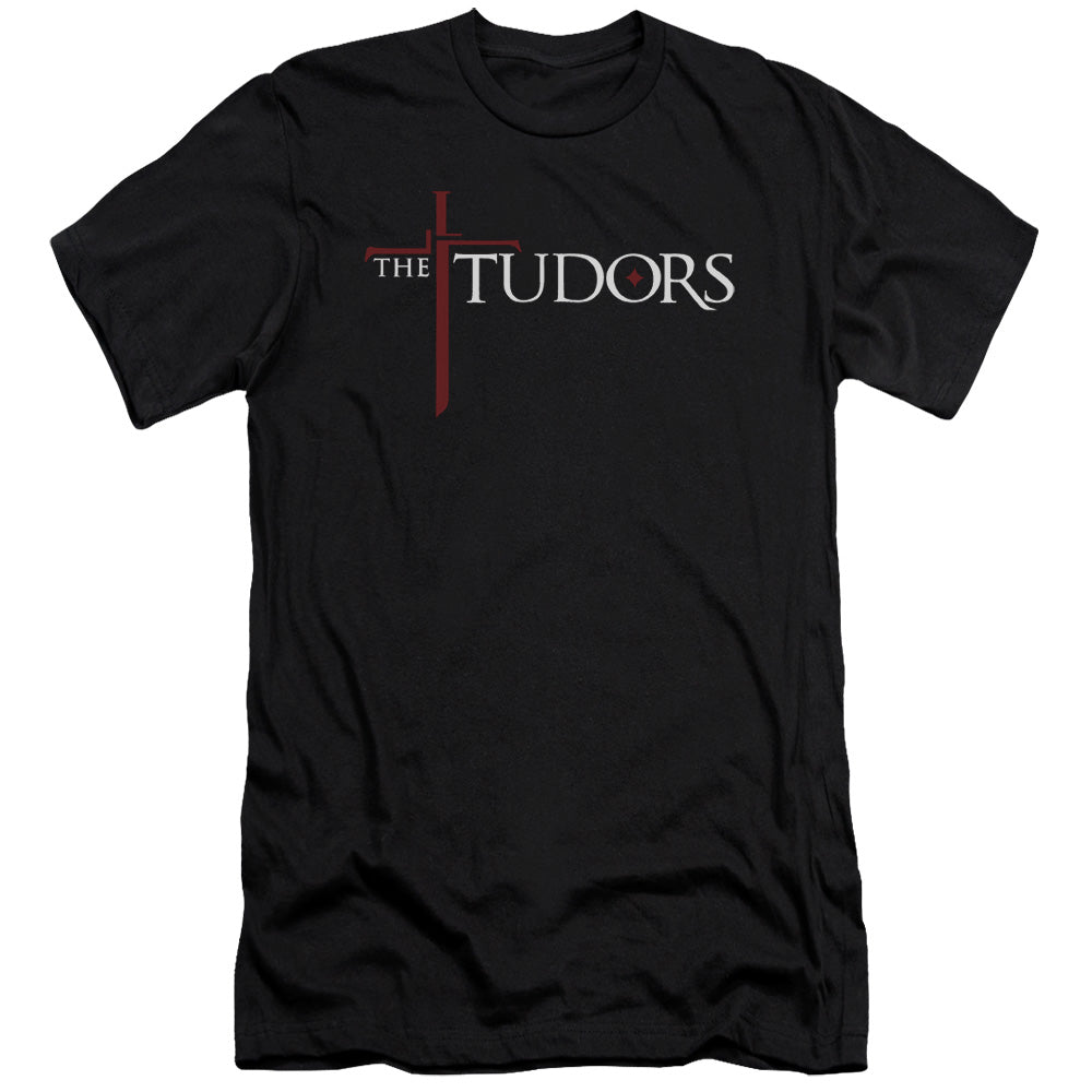 TUDORS LOGO - S/S ADULT 30/1 - BLACK T-Shirt
