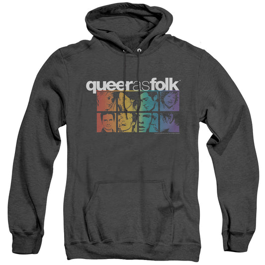 Queer As Folk - Cast - Adult Heather Hoodie - Black