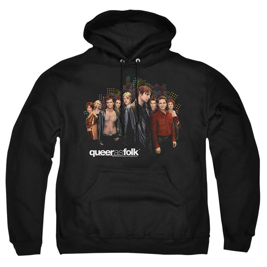 Queer As Folk - Title - Adult Pull-over Hoodie - Black