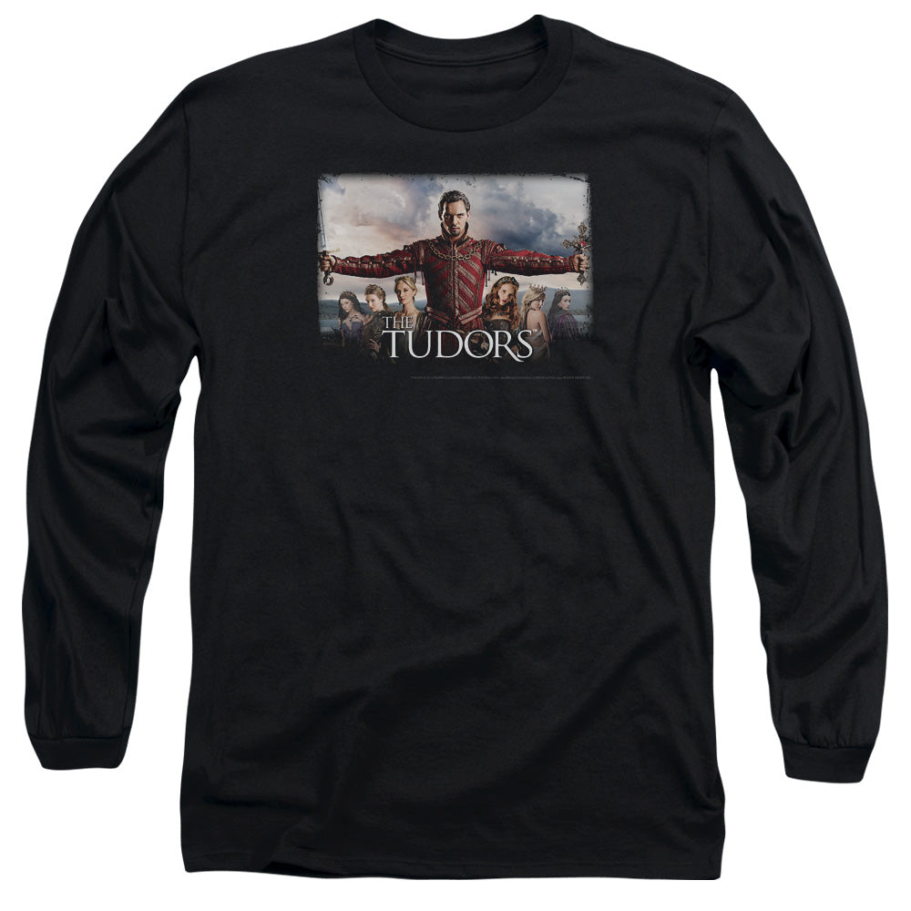 Tudors - The Final Seduction - Long Sleeve Adult 18/1 - Black T-shirt