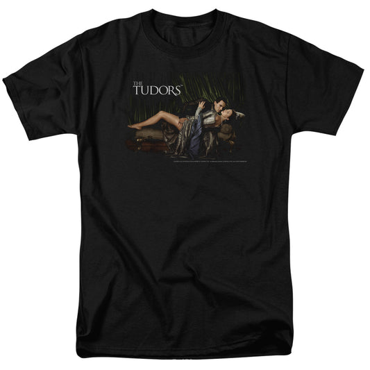 Tudors - The King And His Queen - Short Sleeve Adult 18/1 - Black T-shirt