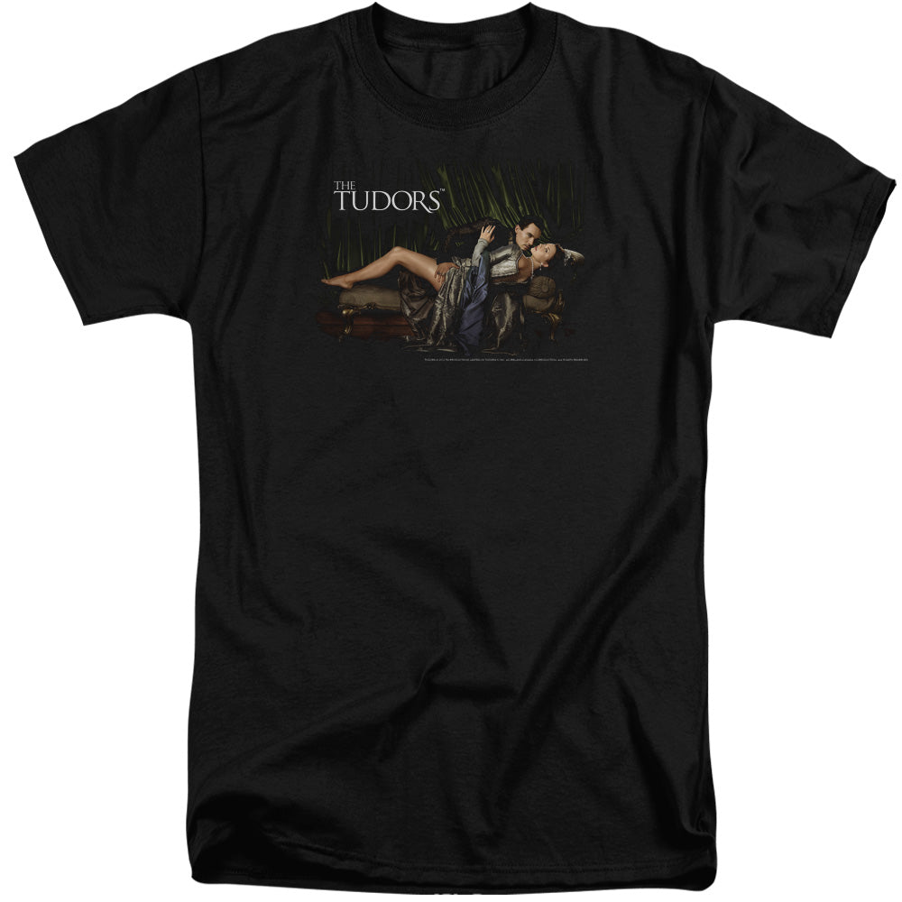 Tudors - The King And His Queen - Short Sleeve Adult Tall - Black T-shirt