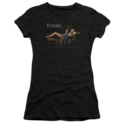 Tudors - The King And His Queen - Short Sleeve Junior Sheer - Black T-shirt