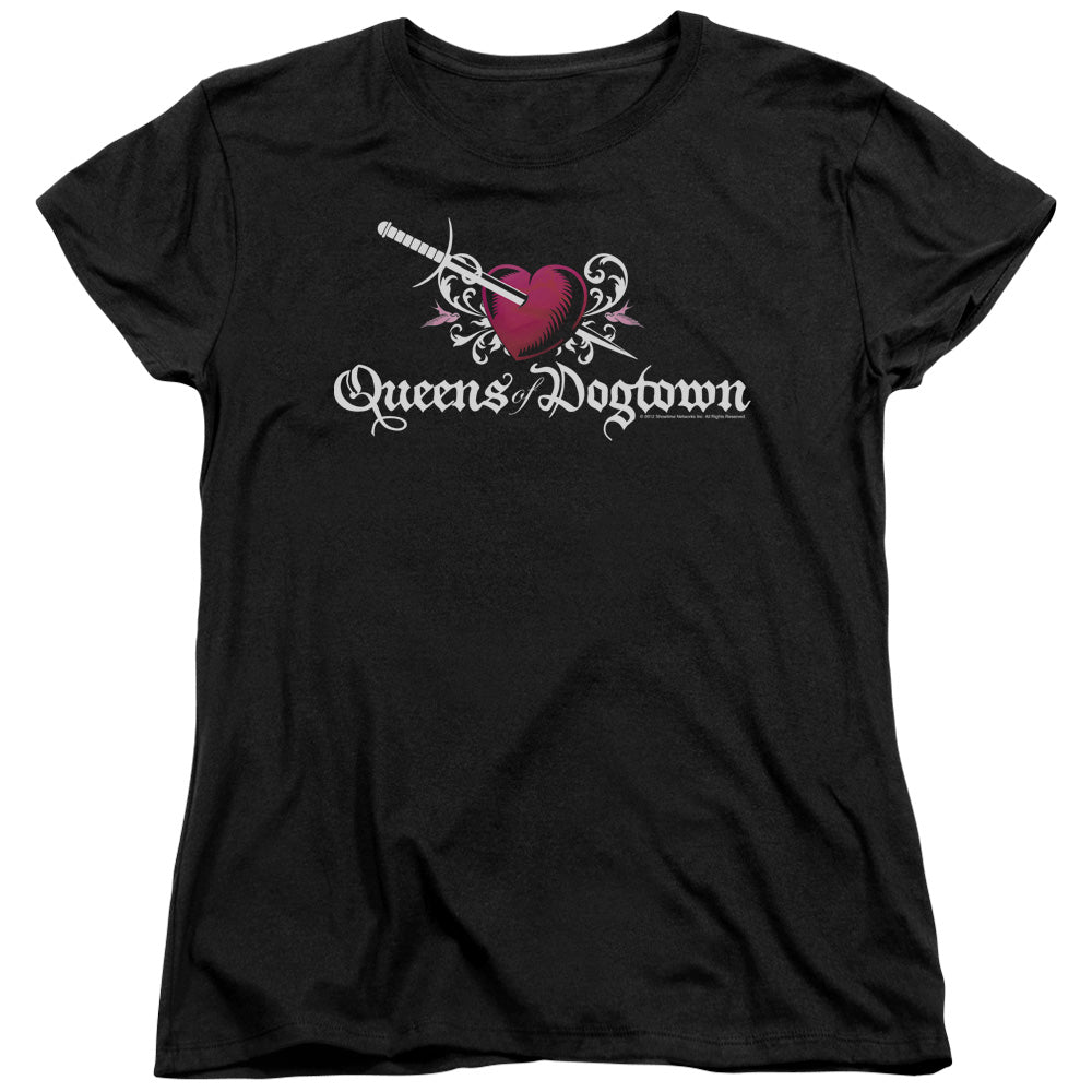 CALIFORNICATION QUEENS OF DOGTOWN - S/S WOMENS TEE - BLACK T-Shirt