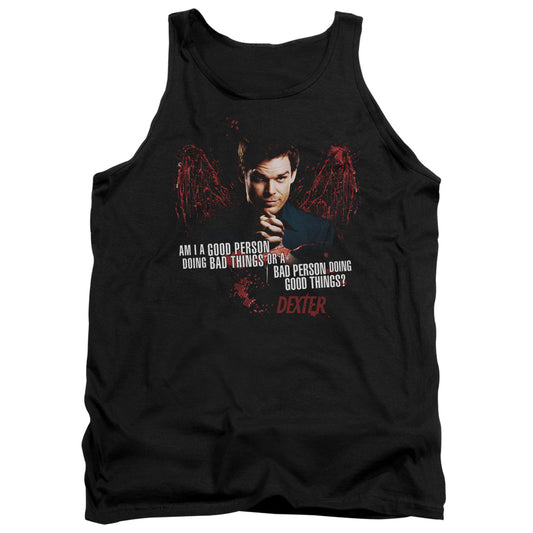 Dexter - Good Bad - Adult Tank - Black