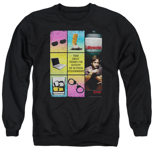 Californication - Poor Judgement - Adult Crewneck Sweatshirt - Black