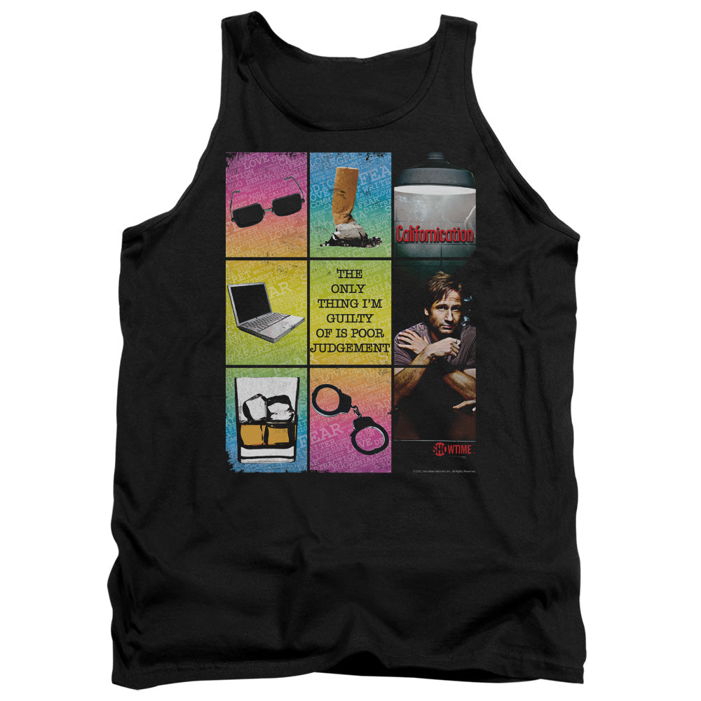 Californication - Poor Judgement - Adult Tank - Black