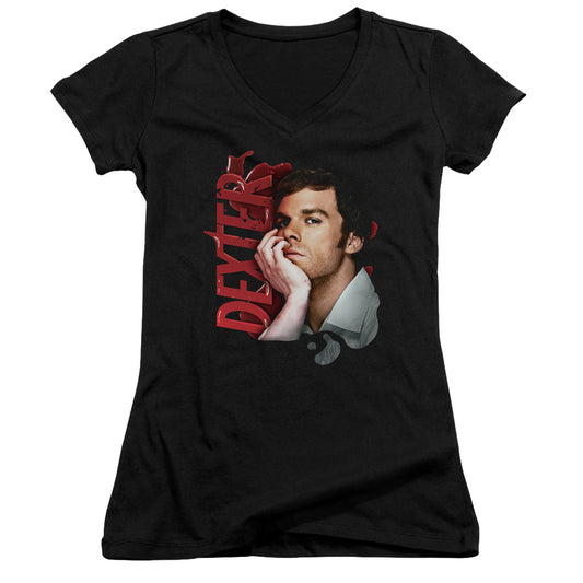 Dexter - Layered - Junior V-neck - Black