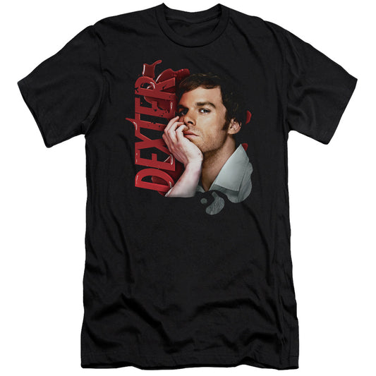 DEXTER LAYERED - S/S ADULT 30/1 - BLACK T-Shirt