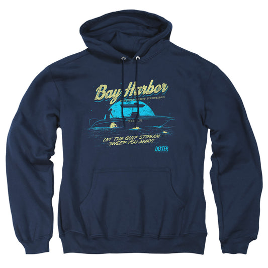 Dexter - Moonlight Fishing - Adult Pull-over Hoodie - Navy