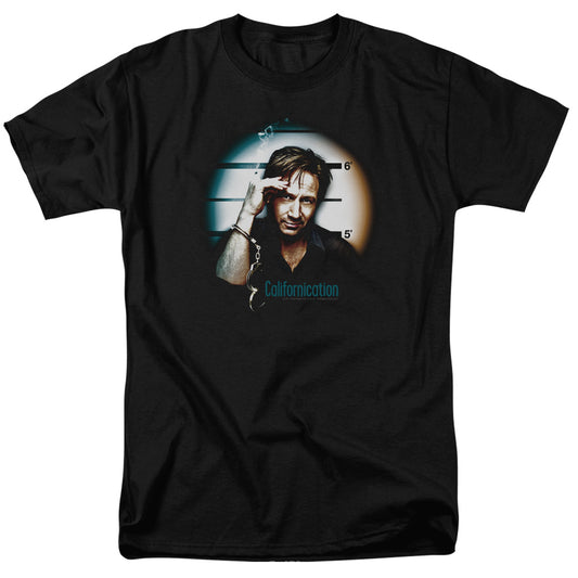 Californication - In Handcuffs - Short Sleeve Adult 18/1 - Black T-shirt