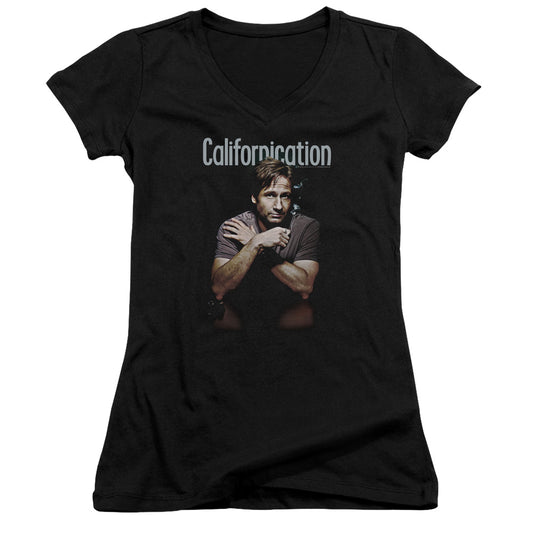 Californication - Smoking - Junior V-neck - Black