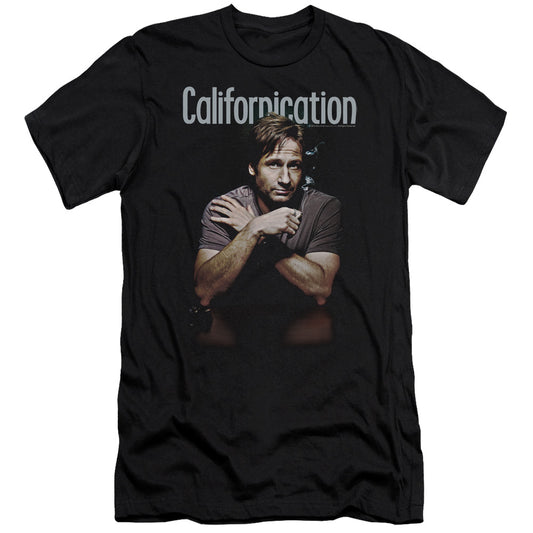 Californication - Smoking - Short Sleeve Adult 30/1 - Black T-shirt