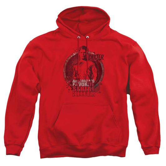 Dexter - Americas Favorite - Adult Pull-over Hoodie - Red