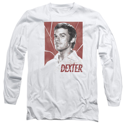 Dexter - Poster - Long Sleeve Adult 18/1 - White T-shirt