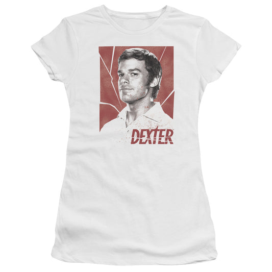 Dexter - Poster - Short Sleeve Junior Sheer - White T-shirt