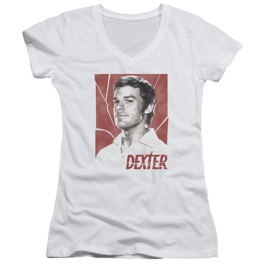 Dexter - Poster - Junior V-neck - White