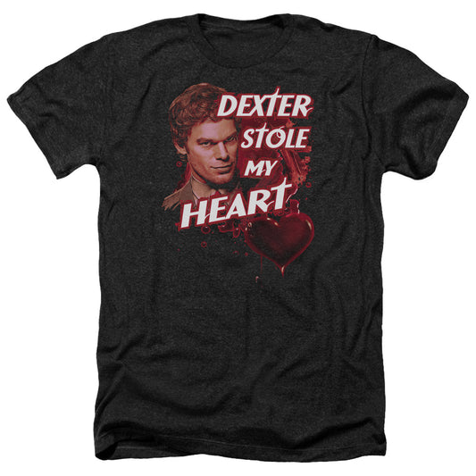 Dexter - Bloody Heart - Adult Heather-black