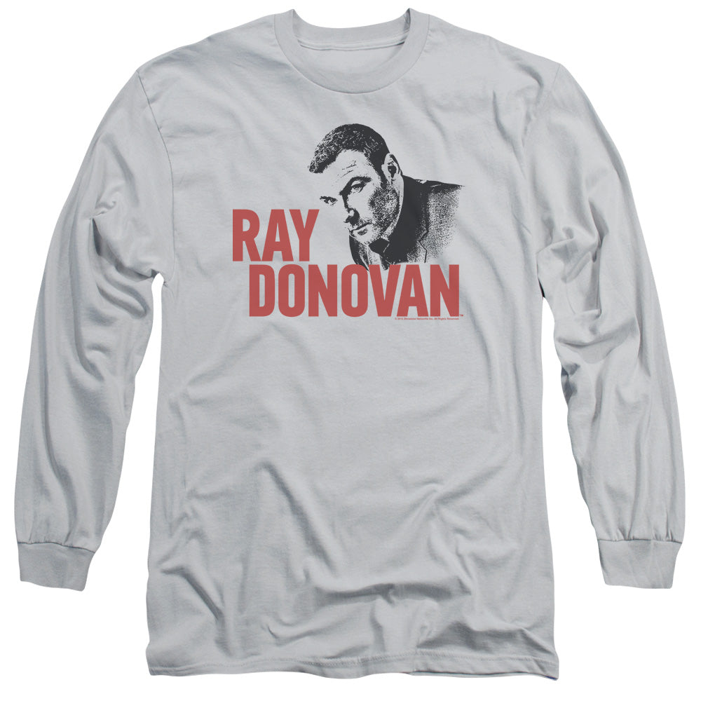Ray Donovan - Logo - Long Sleeve Adult 18/1 - Silver T-shirt