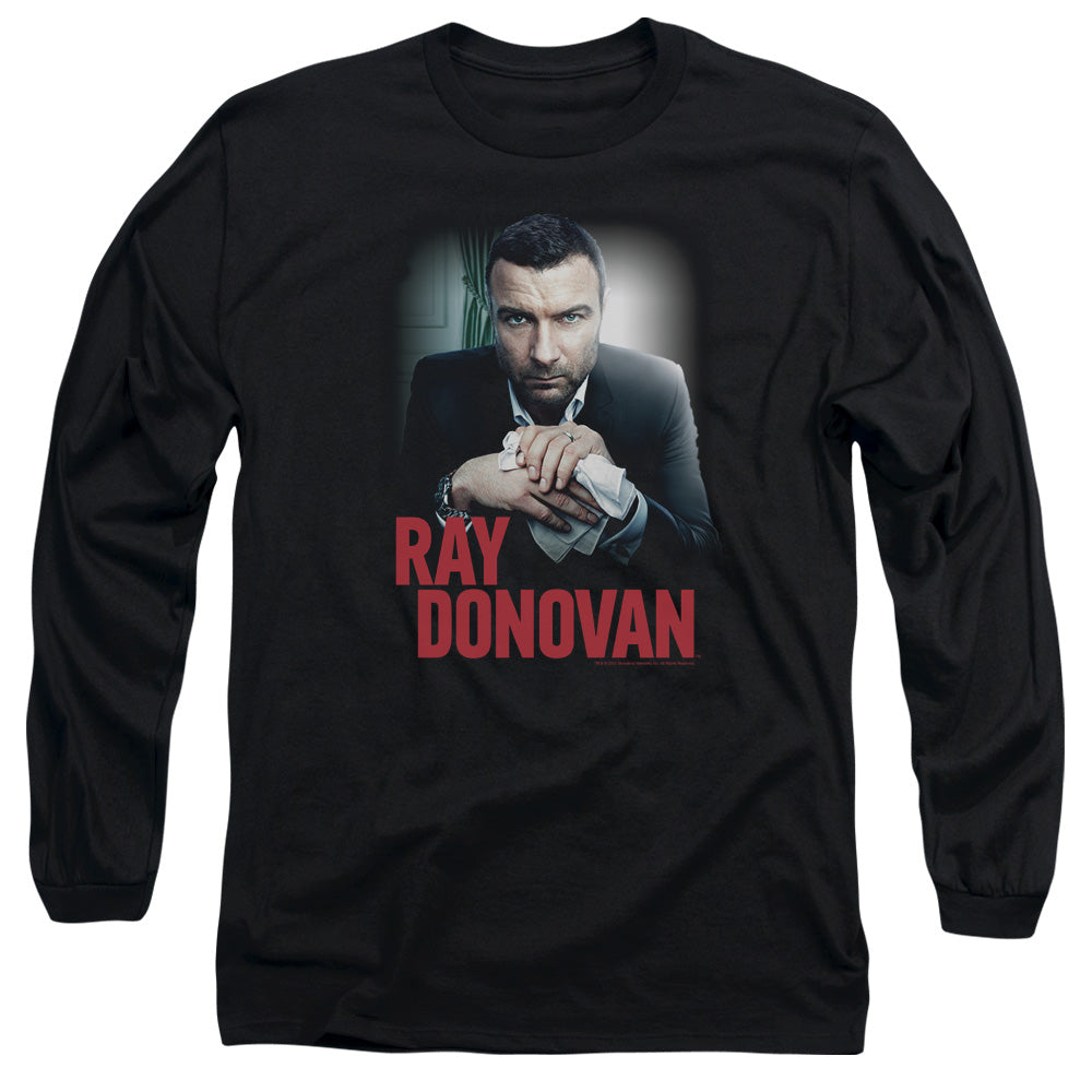 Ray Donovan - Clean Hands - Long Sleeve Adult 18/1 - Black T-shirt