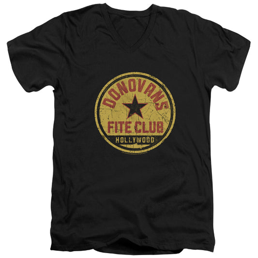 Ray Donovan - Fite Club - Short Sleeve Adult V-neck 30/1 - Black T-shirt