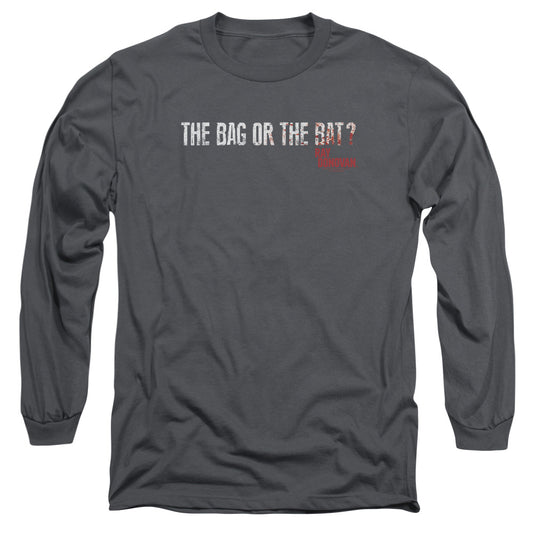 Ray Donovan - Bag Or Bat - Long Sleeve Adult 18/1 - Charcoal T-shirt