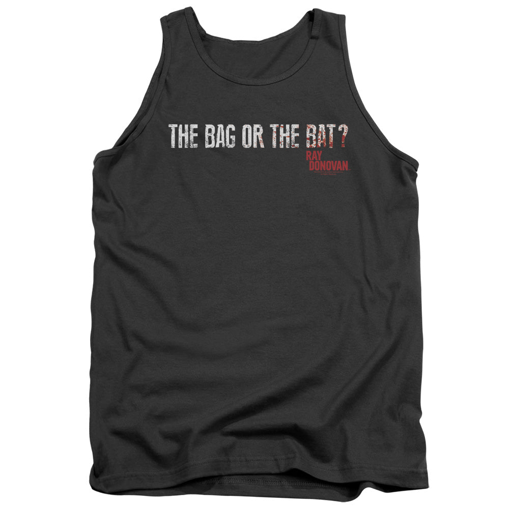 Ray Donovan - Bag Or Bat - Adult Tank - Charcoal