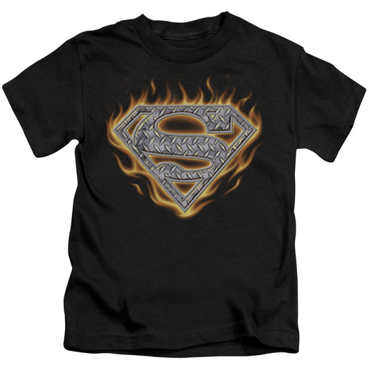 SUPERMAN STEEL FIRE SHIELD-S/S T-Shirt