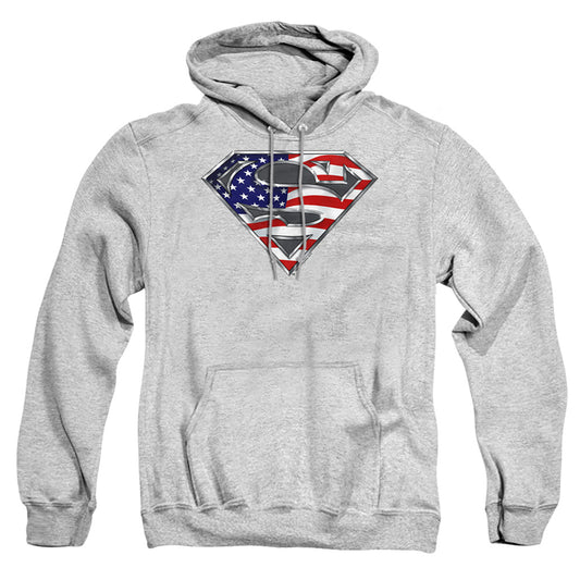 Superman - All - Adult Pull-over Hoodie - Athletic Heather